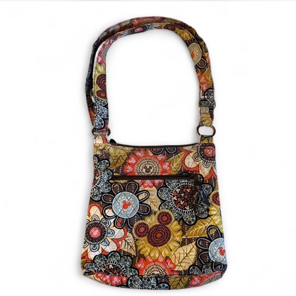 Vera Bradley Handbags - Vintage Vera Bradley Disney Perfect Petals Crossbody Mickey Mouse, Pre-loved